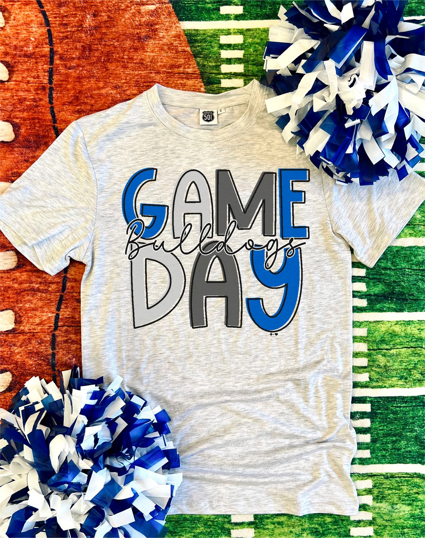 Bulldogs Game Day Spirit Adult T-Shirt (Small)